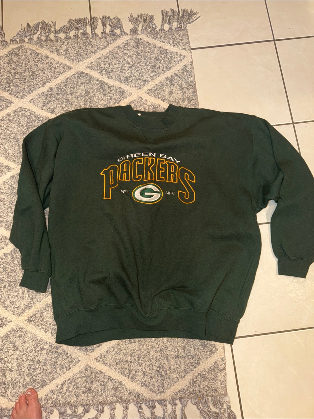 Vintage Green Bay Packers Crewneck Sweater XXL